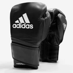 Adidas AdiSpeed Boxing Gloves - Velcro -Venum Boxing Sales Store adi160 black
