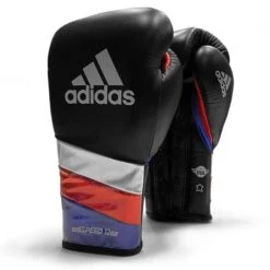 Adidas AdiSpeed Boxing Gloves - Lace -Venum Boxing Sales Store adispeed blackbluered