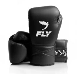 Fly Superlace X Boxing Gloves -Venum Boxing Sales Store black glove