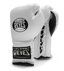 Cleto Reyes Traditional Lace Sparring Boxing Glove -Venum Boxing Sales Store cleto lace white