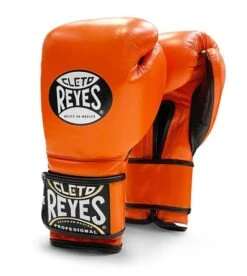 Cleto Reyes Velcro Sparring Boxing Gloves -Venum Boxing Sales Store cleto velcro orange