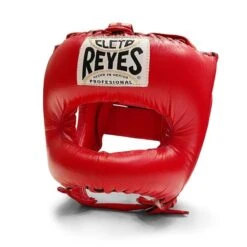 Cleto Reyes Pointed Nylon Bar Headguard -Venum Boxing Sales Store cleto reyes pointed headguard red 1