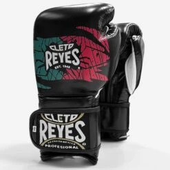 Cleto Reyes Velcro Sparring Boxing Gloves -Venum Boxing Sales Store cr114 blkmex