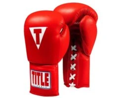 TITLE Classic Leather Training Gloves 2.0 - Lace -Venum Boxing Sales Store ctsgl2 rd 1 2