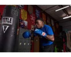 TITLE Classic Leather Training Gloves 2.0 - Lace -Venum Boxing Sales Store ctsgl2 bl 3