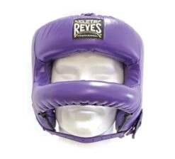 Cleto Reyes Rounded Nylon Bar Headguard -Venum Boxing Sales Store e387u purplefront 1 2
