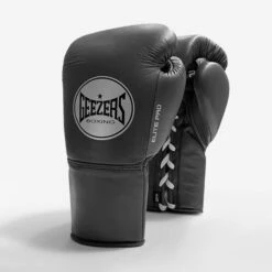 Geezers Elite Pro Training/Sparring Gloves 2.0 - Lace -Venum Boxing Sales Store elite pro lace dark grey