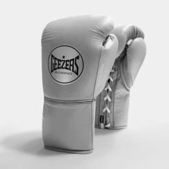 Geezers Elite Pro Training/Sparring Gloves 2.0 - Lace -Venum Boxing Sales Store elite pro lace light grey