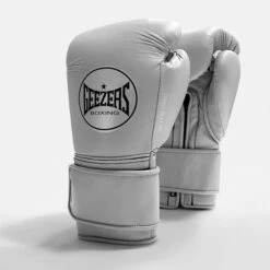 Geezers Elite Pro Training/Sparring Gloves 2.0 - Velcro -Venum Boxing Sales Store elite pro velcro light grey