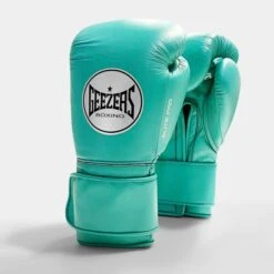 Geezers Elite Pro Training/Sparring Gloves 2.0 - Velcro -Venum Boxing Sales Store elite pro velcro mint green