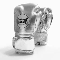 Geezers Elite Pro Training/Sparring Gloves 2.0 - Velcro -Venum Boxing Sales Store elite pro velcro silver 3