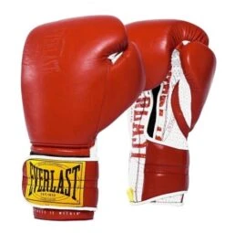 Everlast 1910 Classic Sparring Boxing Gloves - Velcro -Venum Boxing Sales Store everlast 1910 classic sparring boxing gloves velcro red