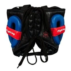 Fighting Freedom Leather Sparring Headguard -Venum Boxing Sales Store flshg2 bk 3 1