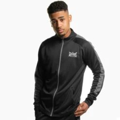 Geezers Poly Tracksuit Top -Venum Boxing Sales Store g2901 black grey 1