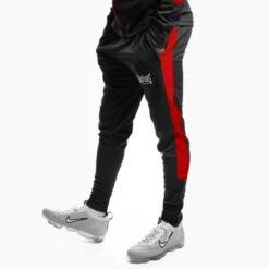 Geezers Poly Tracksuit Pants -Venum Boxing Sales Store g2902 black red 1