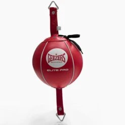 Geezers Elite Pro Leather Floor To Ceiling Ball -Venum Boxing Sales Store g3042 red