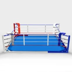 Geezers Club Fixed Floor Mounted Boxing Ring (With Flooring)