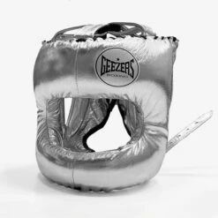 Geezers Elite Pro Bar Faced Headguard -Venum Boxing Sales Store geezers elite pro barfaced headguard silver
