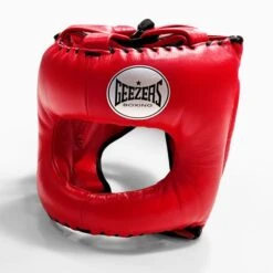 Geezers Elite Pro Bar Faced Headguard -Venum Boxing Sales Store geezers elite pro barfaced headguard spark red