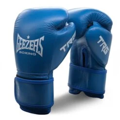 Geezers Leather TRG Training Boxing Gloves 5 Geezers Leather TRG Training Boxing Gloves -Venum Boxing Sales Store geezers trg leather boxing glove blue