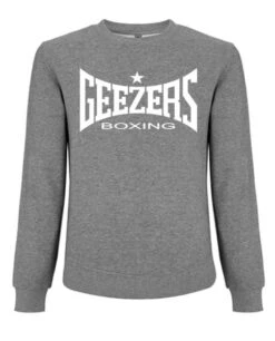 Geezers Sweatshirt Large Logo -Venum Boxing Sales Store grey white sweatshirt