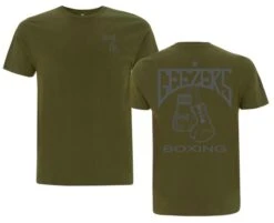 Geezers T-Shirt Gloves Back Logo -Venum Boxing Sales Store khaki grey tee 4