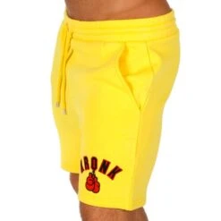 Kronk Gloves Applique Jog Shorts -Venum Boxing Sales Store kronk applique gloves jog shorts yellow 1