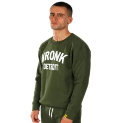Kronk Detroit Applique Sweatshirt -Venum Boxing Sales Store kronk detroit applique sweatshirt khaki 1