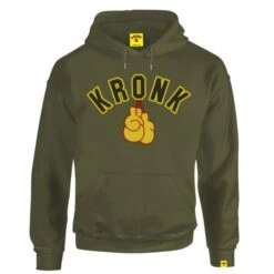 Kronk Gloves Applique Hoodie -Venum Boxing Sales Store kronk gloves applique hoodie military green 1