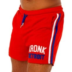 Kronk Iconic Detroit Applique Lined Shorts -Venum Boxing Sales Store kronk iconic detroit applique lined shorts red 1