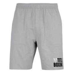 TITLE Cut Off Jogger Shorts - Grey
