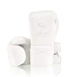 Fly Superlace X Boxing Gloves -Venum Boxing Sales Store lace white 1 1
