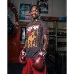 TITLE Old School Leather Sparring Gloves - Lace -Venum Boxing Sales Store oslsg 1