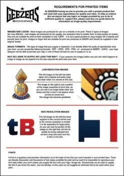 Geezers Printed Boxing Ring Canvas -Venum Boxing Sales Store print requirements