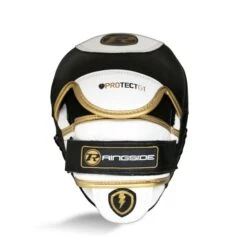 Ringside Protect G1 Hook & Jab Pads -Venum Boxing Sales Store protect g1 hook and jab pads black white gold back