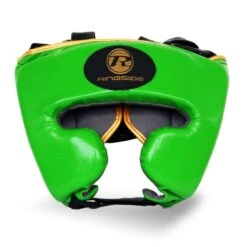 Ringside Pro Fitness Headguard -Venum Boxing Sales Store pu head front green