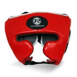 Ringside Pro Fitness Headguard -Venum Boxing Sales Store pu head front red 2