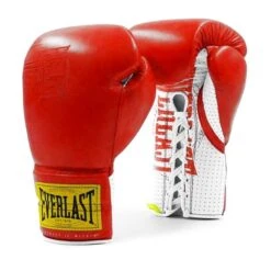 Everlast 1910 Classic Sparring Boxing Gloves - Lace -Venum Boxing Sales Store red 4
