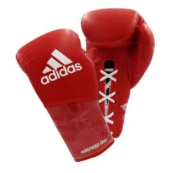 Adidas AdiSpeed Boxing Gloves - Lace -Venum Boxing Sales Store red lace