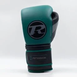Ringside Pinnacle Series Boxing Gloves - Velcro -Venum Boxing Sales Store ringside green black velcro 1