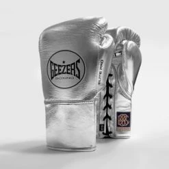 Geezers Elite Pro Fight Gloves - Special Edition -Venum Boxing Sales Store silver 5