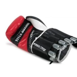 TITLE Speed-Trax Weighted Bag Gloves -Venum Boxing Sales Store stwbg bk rd 3 4 1