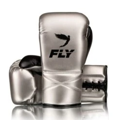 Fly Superlace X Boxing Gloves -Venum Boxing Sales Store superlace x silver 1