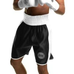 Suzi Wong X Geezers Satin 2 Colour Boxing Shorts -Venum Boxing Sales Store sw1700 black white 1 1 1