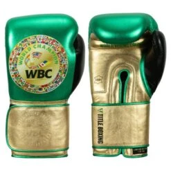 TITLE Boxing WBC Green Belt Training Gloves