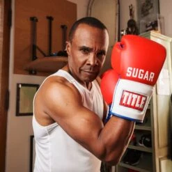 TITLE Boxing Sugar Ray Leonard Signature Leather Sparring Gloves -Venum Boxing Sales Store tb165 7