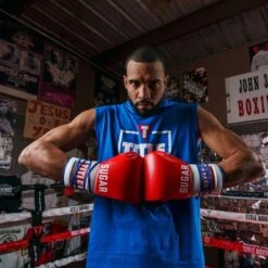 TITLE Boxing Sugar Ray Leonard Signature Leather Sparring Gloves -Venum Boxing Sales Store tb165 8