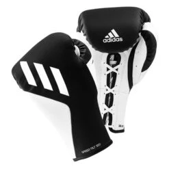 Adidas TILT 350 Pro Boxing Gloves - Lace -Venum Boxing Sales Store tilt black white lace