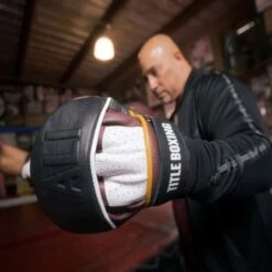 TITLE ALI Genuine Leather Punch Mitts -Venum Boxing Sales Store title ali genuine leather punch mitts 7