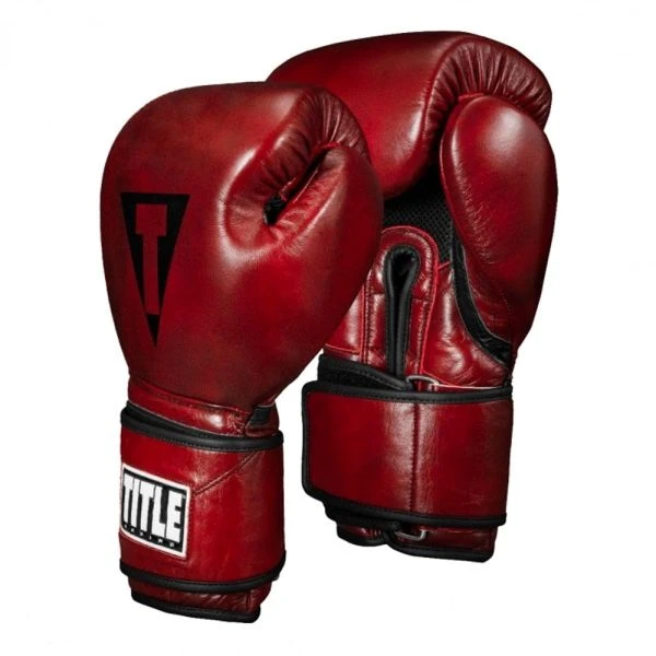TITLE Boxing Blood Red Leather Bag Gloves 1 TITLE Boxing Blood Red Leather Bag Gloves
